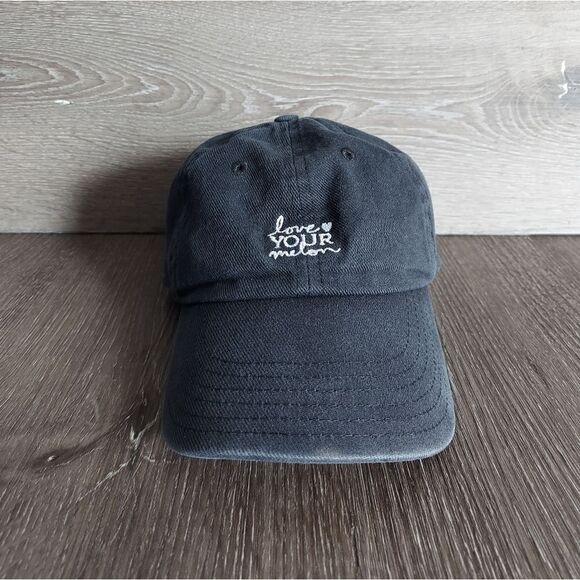 Love Your Melon Accessories - Love your Melon Black Faded Dad Hat Cap Adjustable Strap